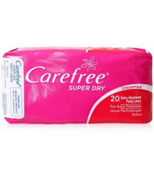 Carefree Super Dry Panty Liners 20 Pads